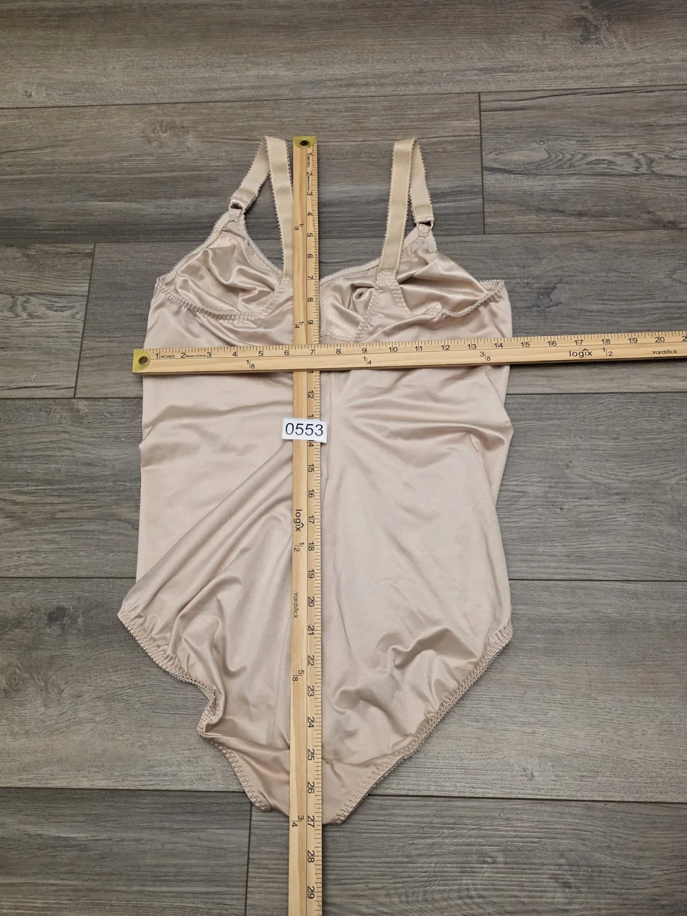 Bali Beige Floral Lace Shapewear Bodysuit
